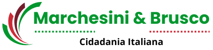 Logo tipo da assessoria Marchesini & Brusco Cidadania Italiana